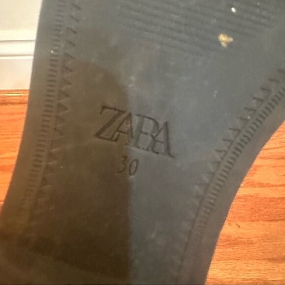 Zara Black Chain Boots sz 30 (6) Zara Booties size 6 toddler - Picture 7 of 8